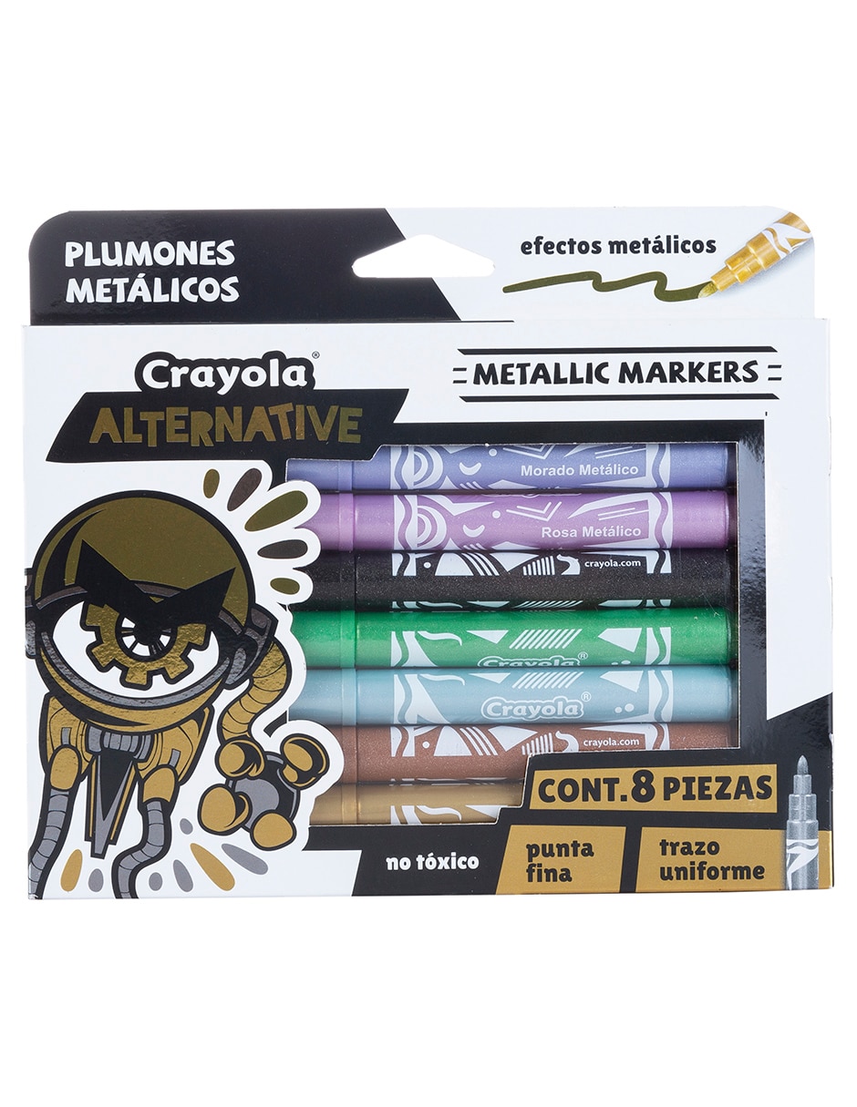 Marcadores semipermanente 8 piezas 1