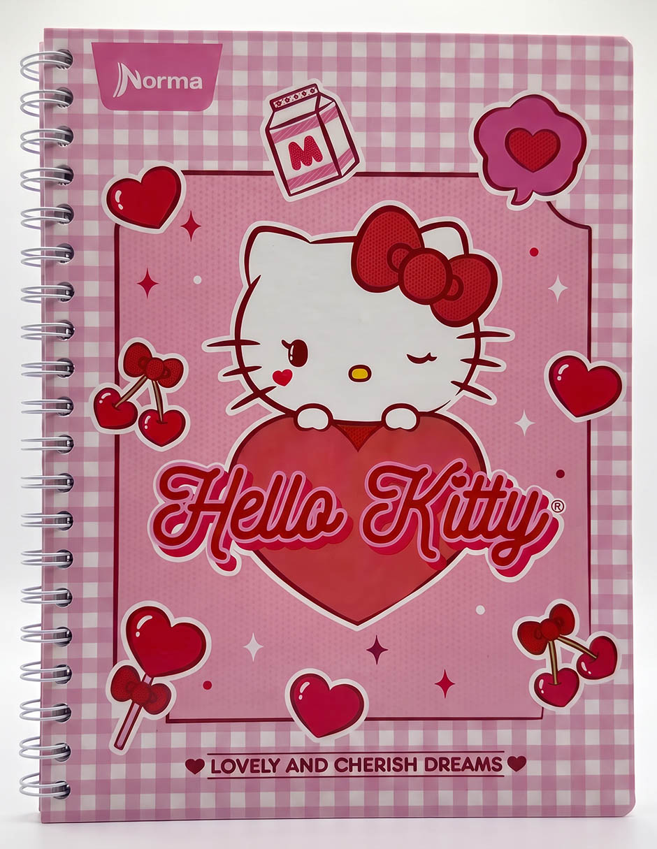 Cuaderno carvajal hello kitty cuadro chico Cuaderno carvajal hello kitty cuadro chico