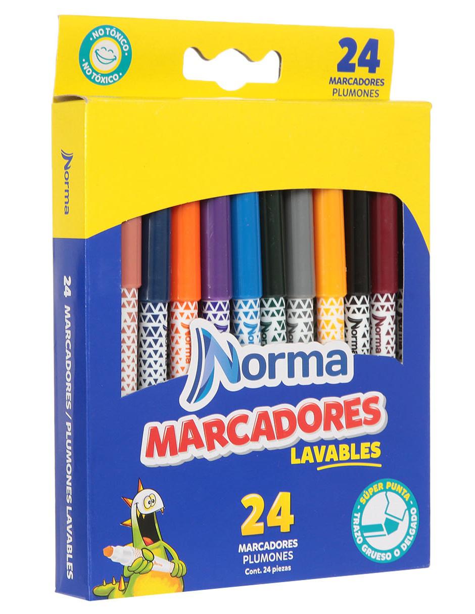 Set de 24 marcadores Norma