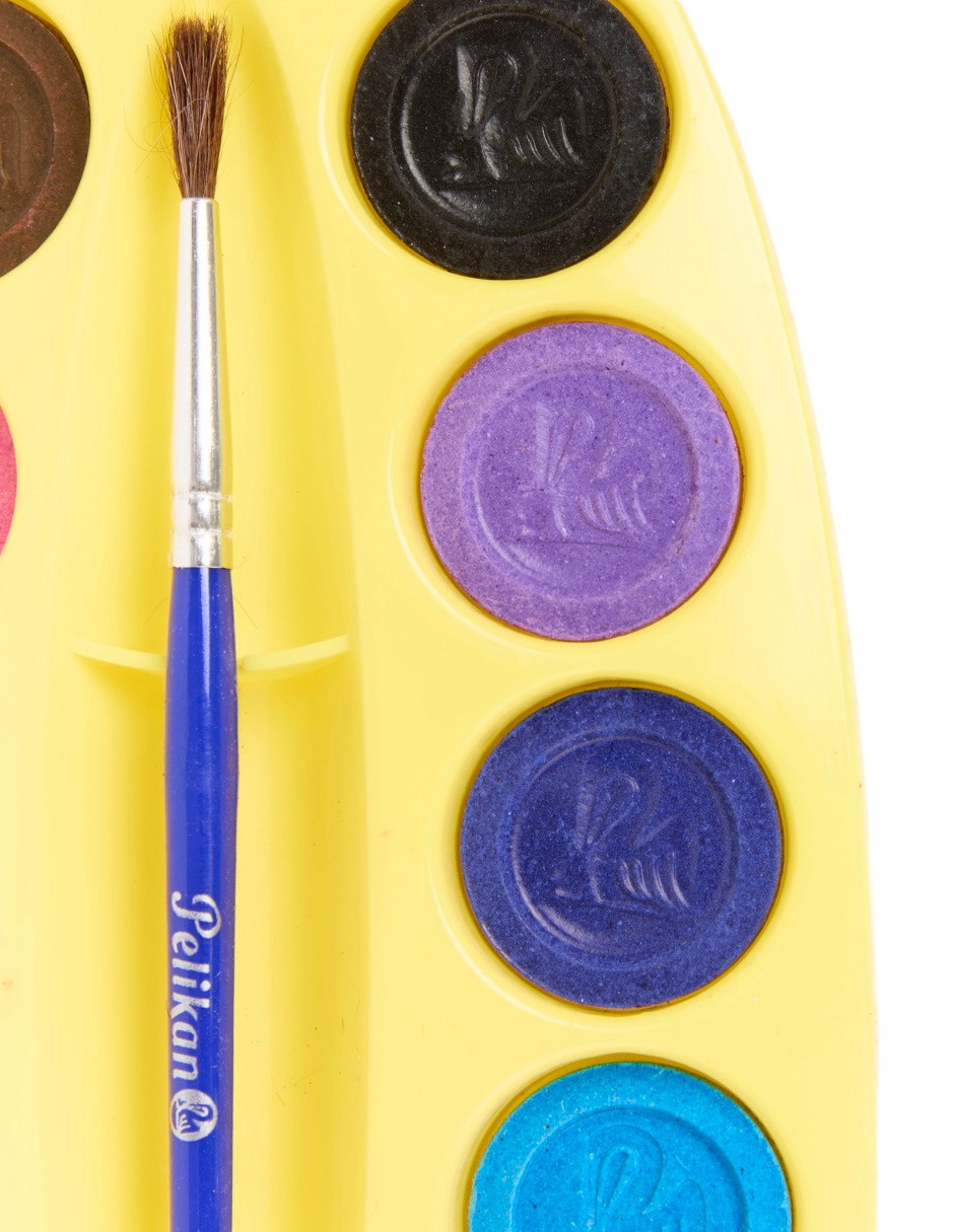 Acuarelas pastilla Pelikan 12 colores