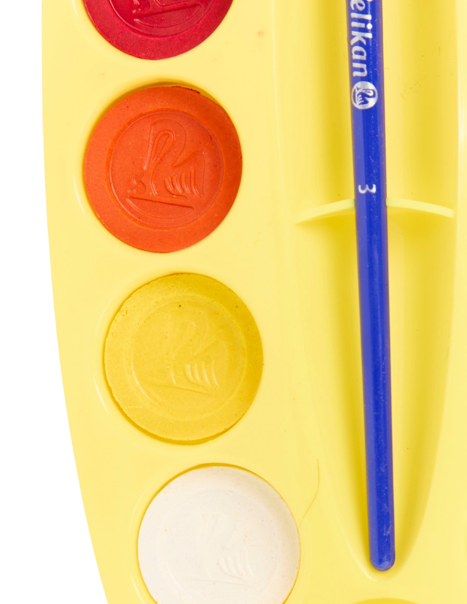 Acuarelas pastilla Pelikan 12 colores