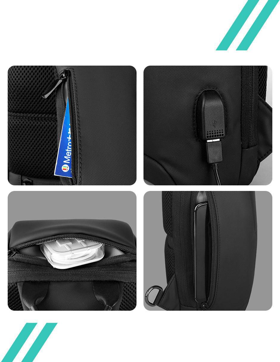 Bandolera de pliéster para hombre 11