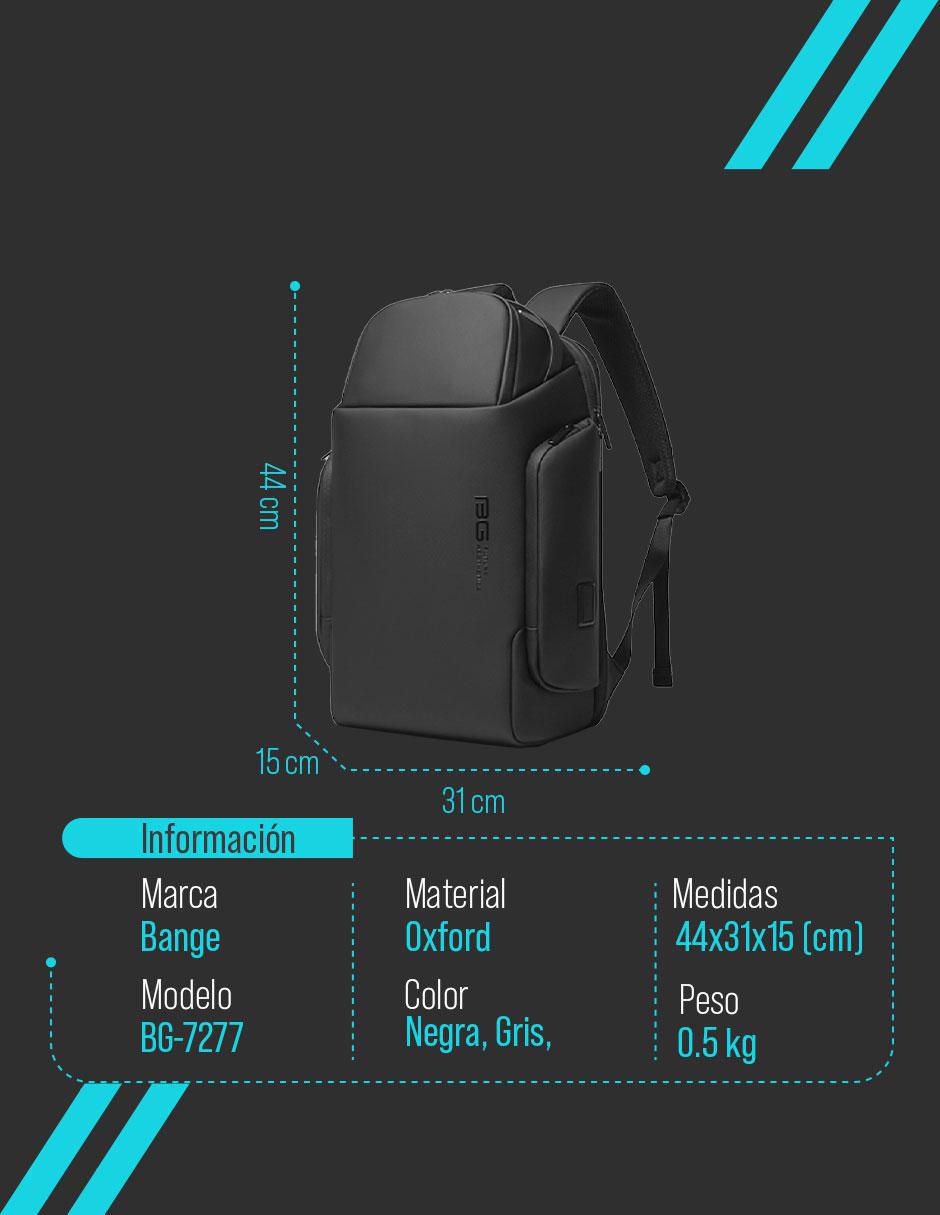 Mochila con portalaptop impermeable 6