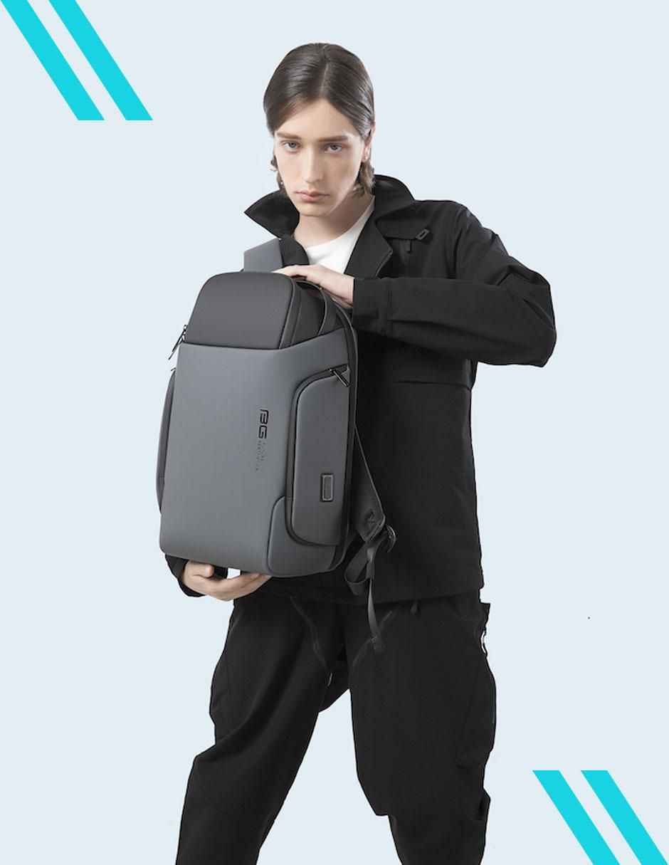 Mochila con portalaptop impermeable unisex