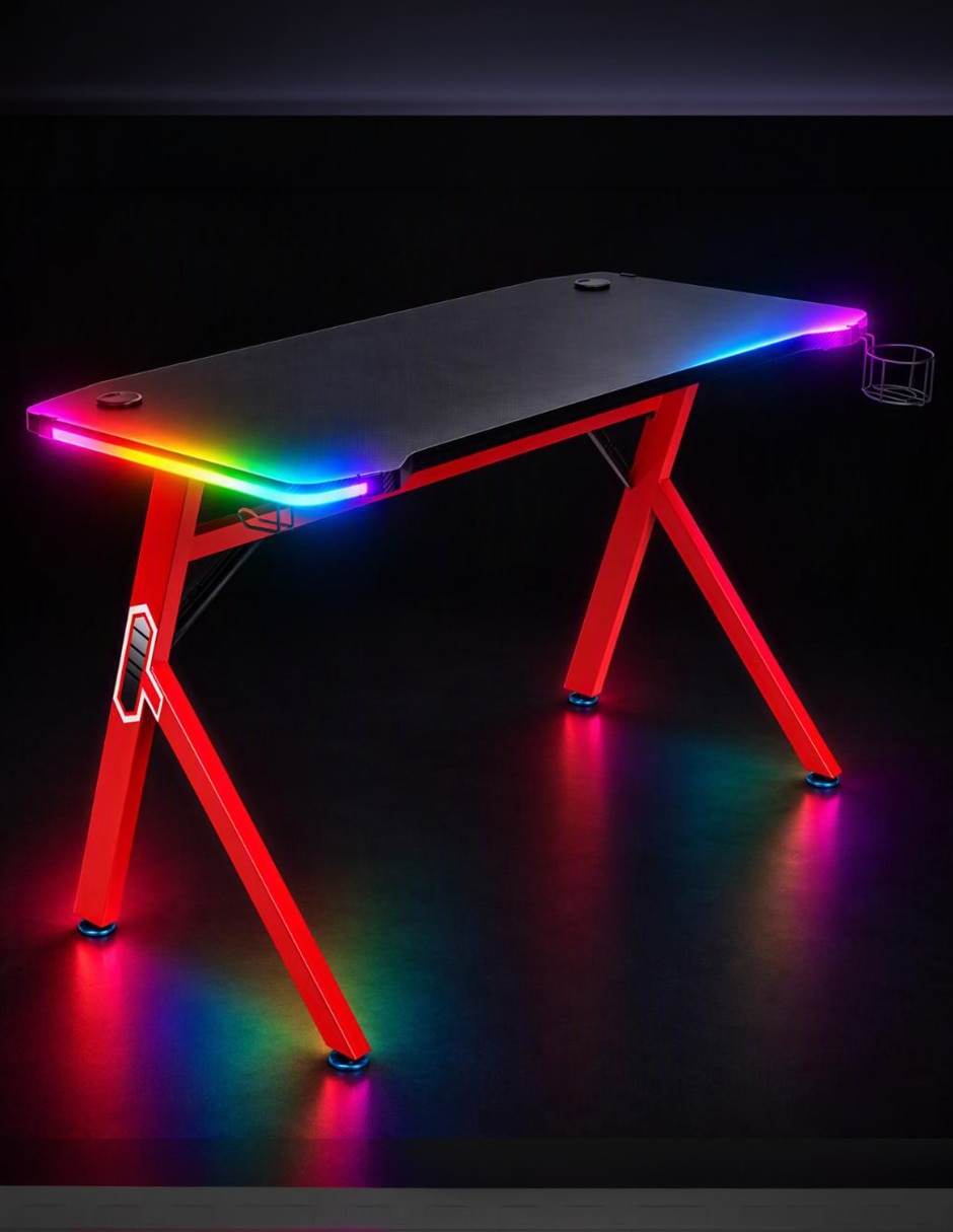 Escritorio armable Gamer Nenotech de madera 5