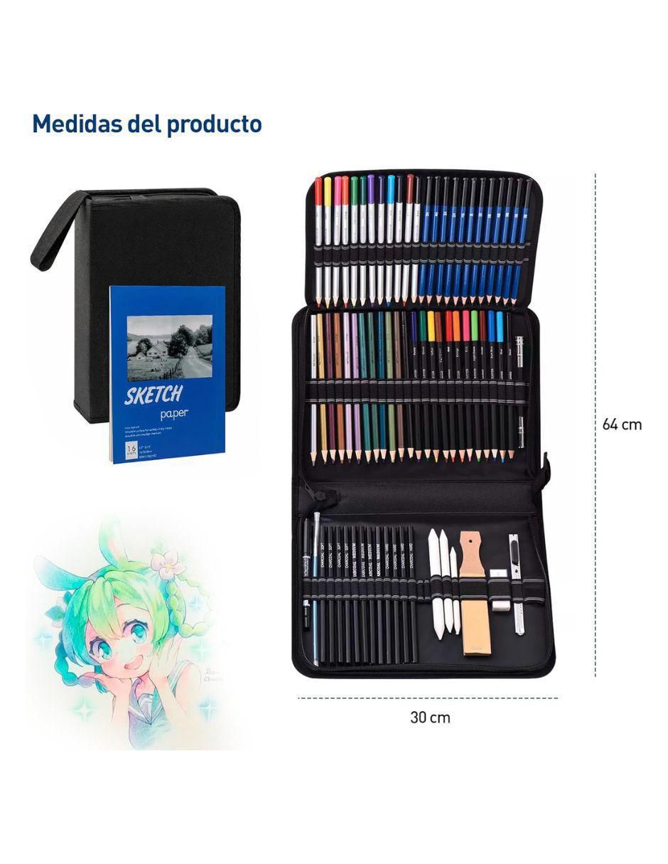 Set lápiz de color redondo 72 piezas 6