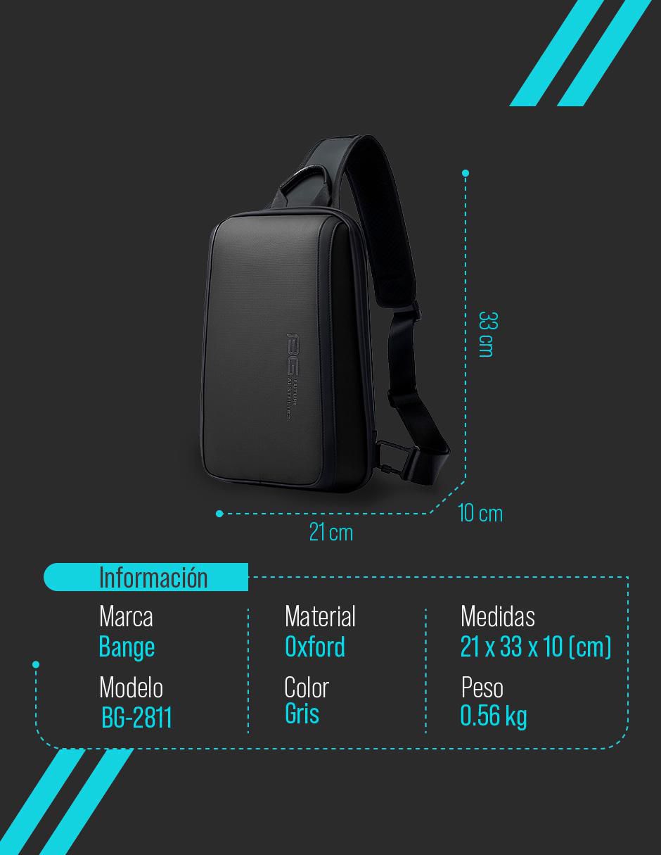 Mochila bandolera Bandoleras Cruzadas. unisex 7