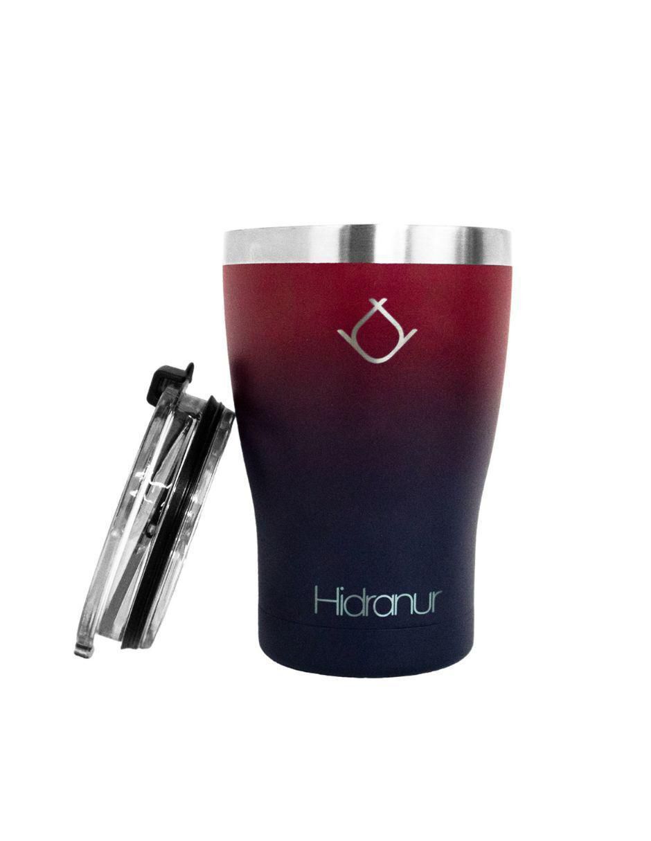 Termo de acero inoxidable con tapa push pull 4