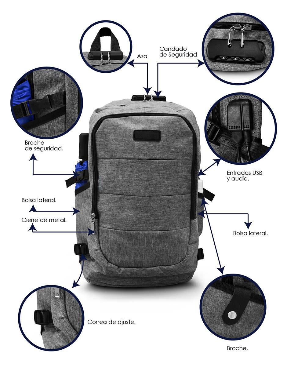 Mochila antirrobo impermeable 4