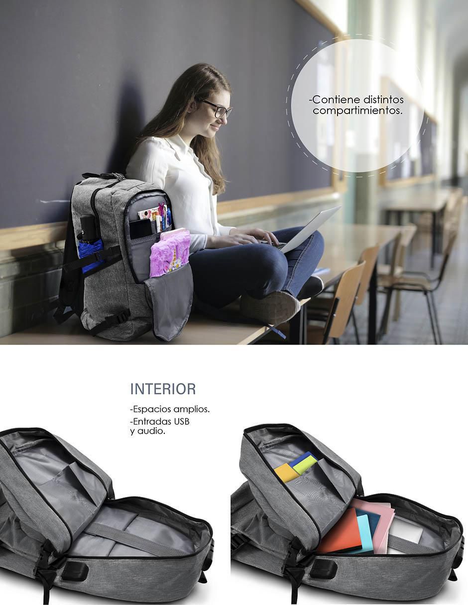 Mochila antirrobo impermeable 7