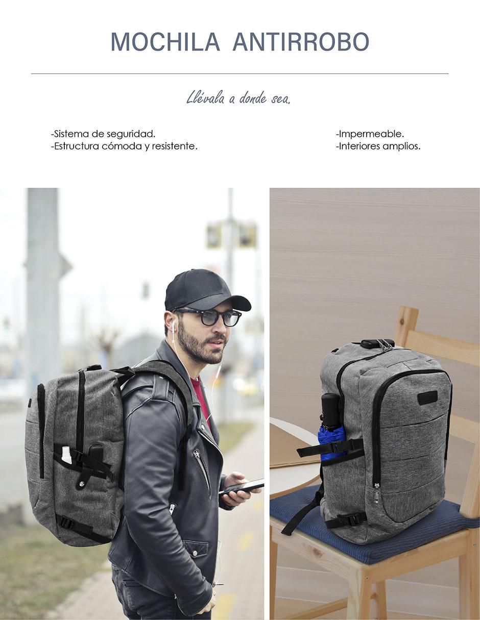 Mochila antirrobo impermeable 8