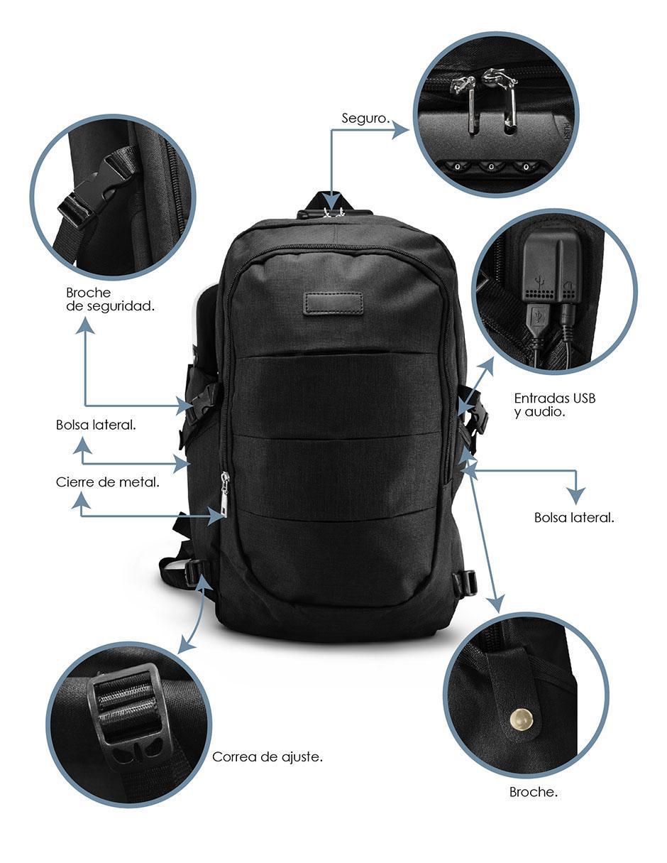 Mochila antirrobo impermeable unisex