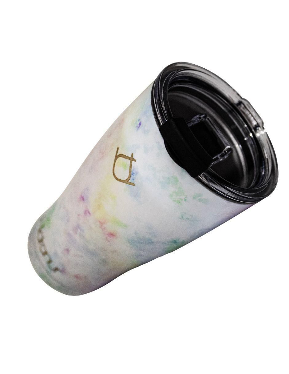 Termo de acero inoxidable con tapa push pull 4