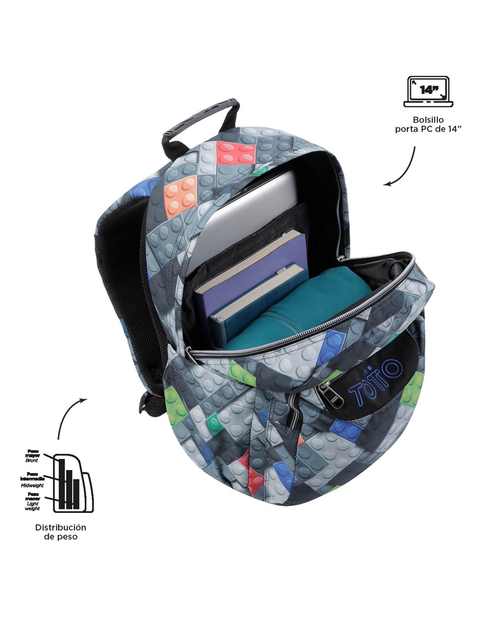 Mochila con portalaptop Ecole 3