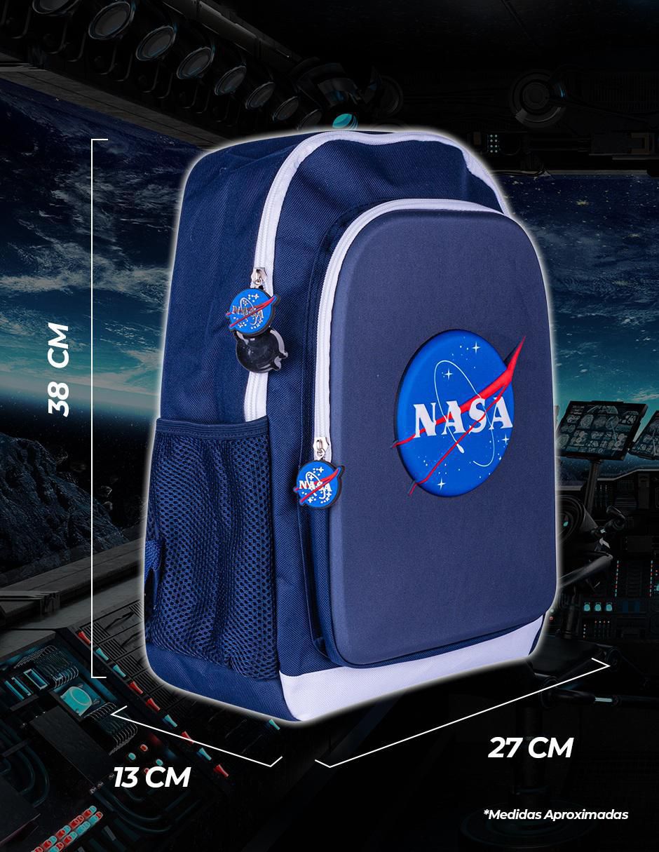 Mochila casual NASA Logo 3D 7