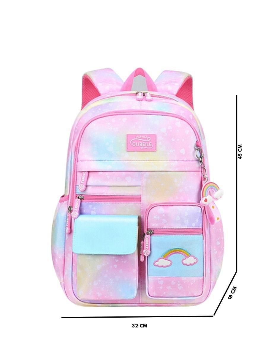 Mochila escolar Arcoíris impermeable 5