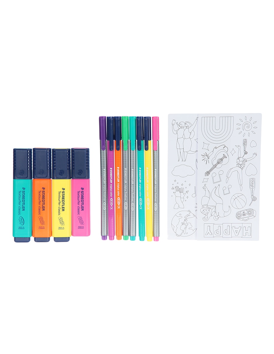 Marcatexto base agua Staedtler 14 piezas