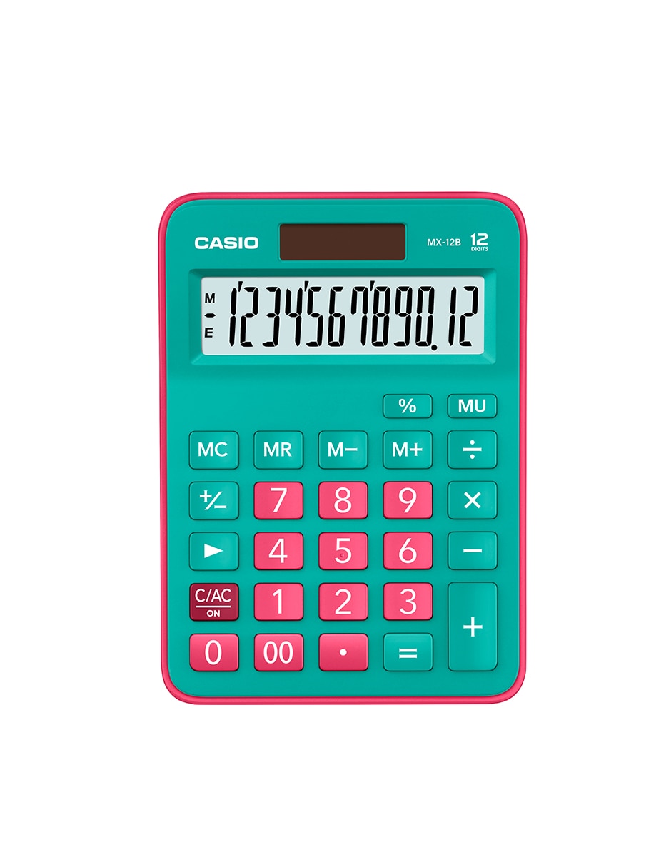 Calculadora de escritorio MX-12B-GNRD-W-DC 1
