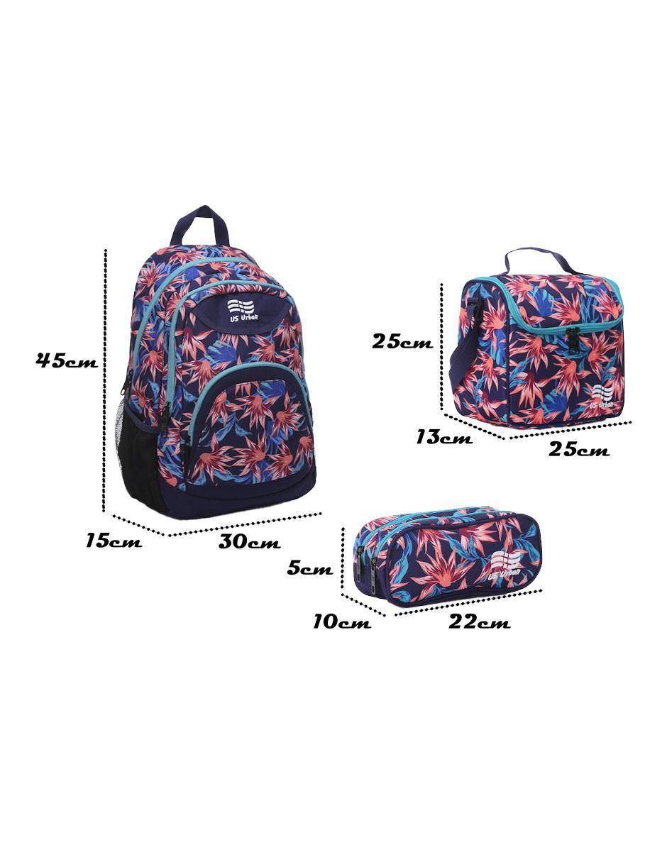 Set mochila con portalaptop 10