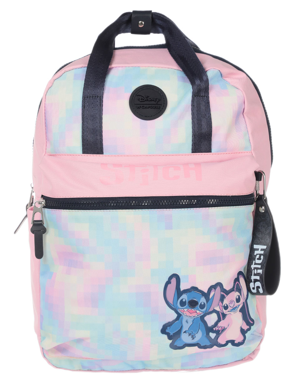 Mochila escolar Stitch Y Ángel para mujer 1