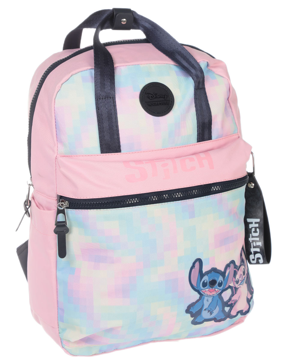 Mochila escolar Stitch Y Ángel para mujer 2