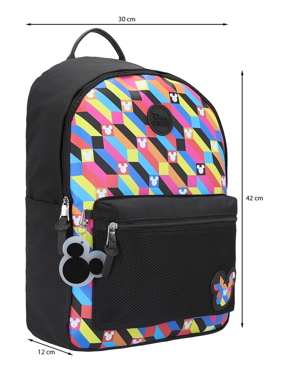 Mochila escolar Mickey Mouse W Capsule Cariad para mujer
