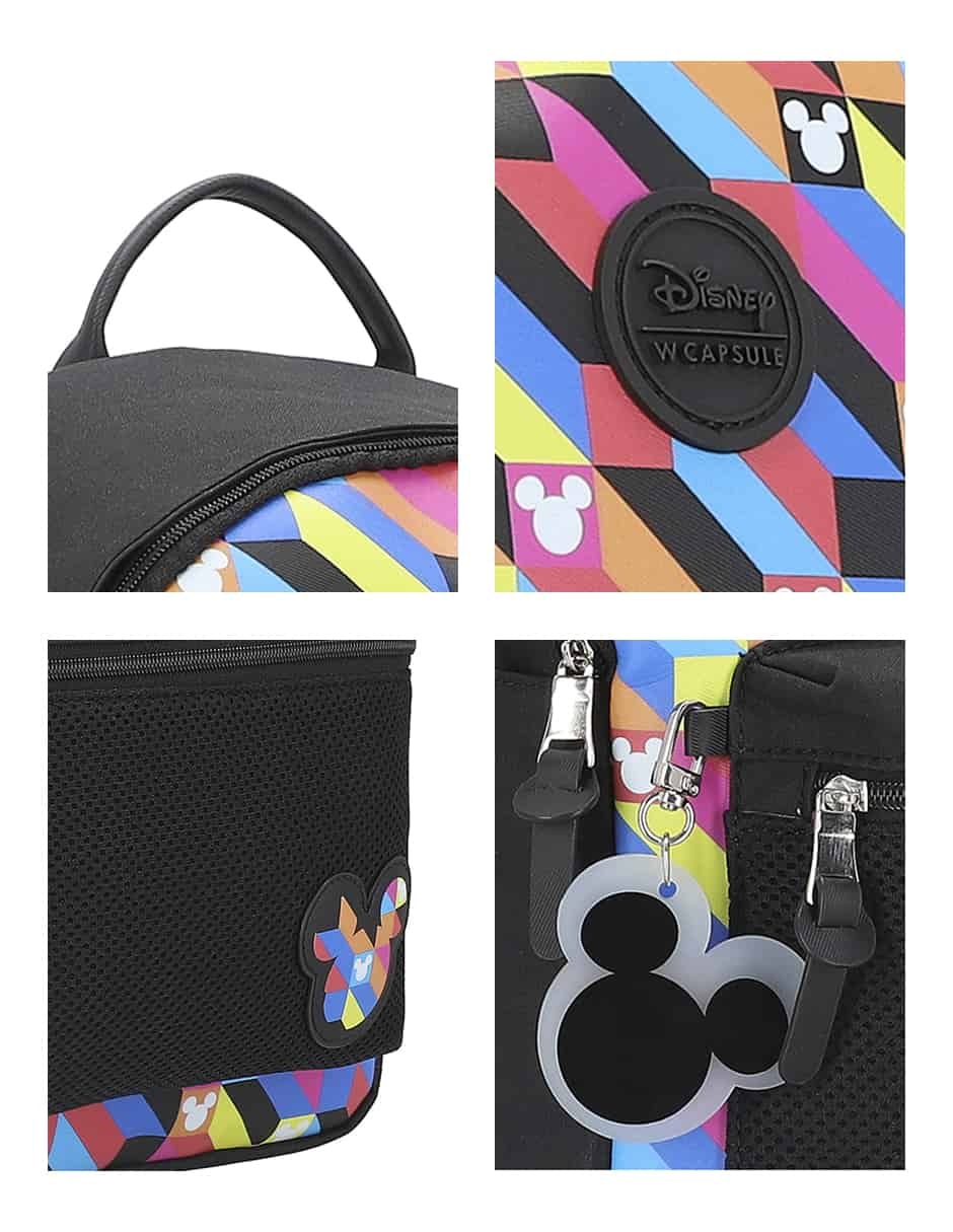 Mochila escolar Mickey Mouse W Capsule Cariad para mujer