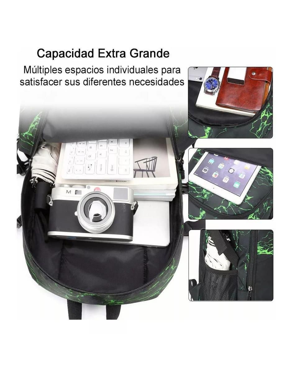 Set mochila escolar Genérica impermeable unisex