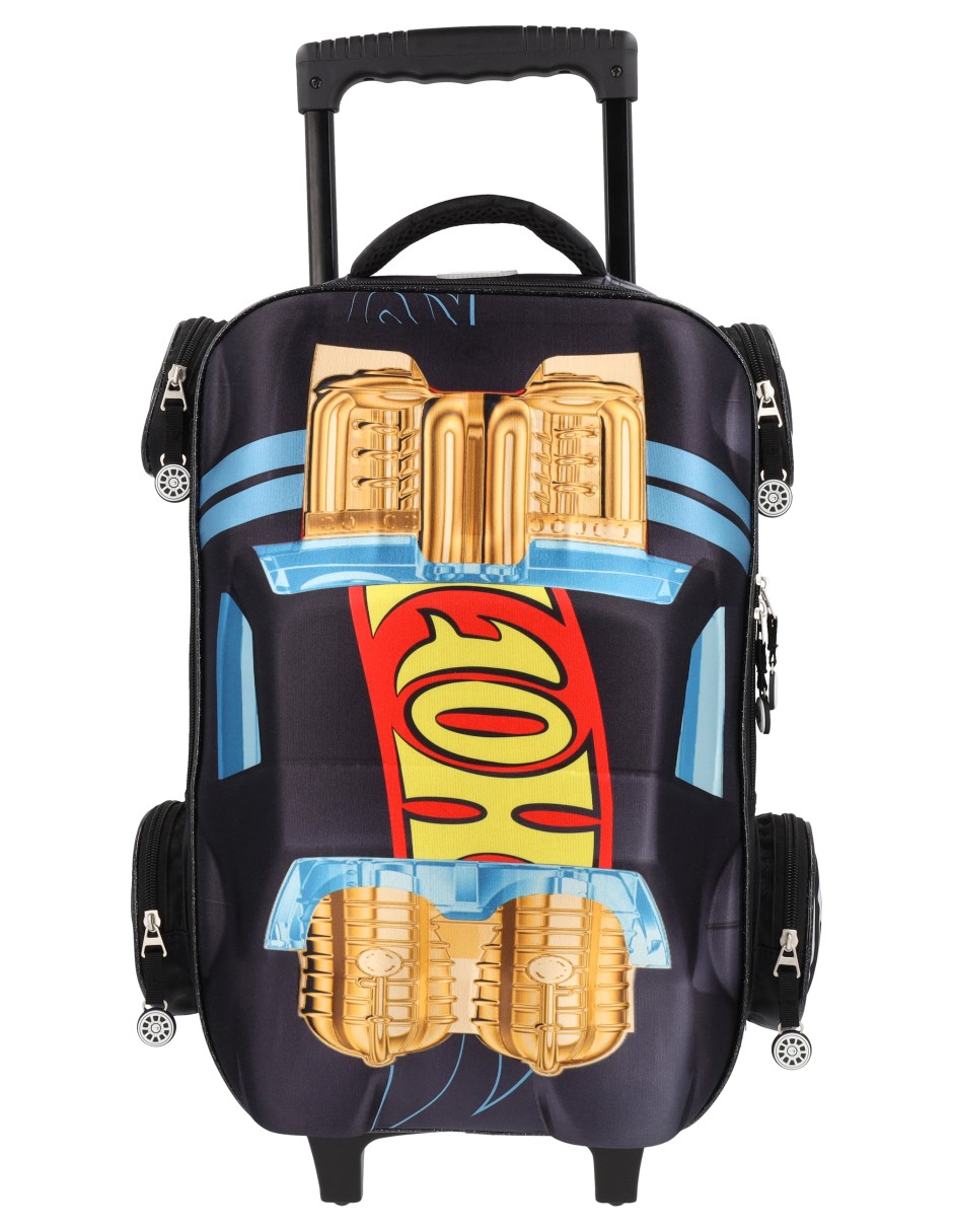 Mochila con ruedas escolar Hot Wheels unisex 1