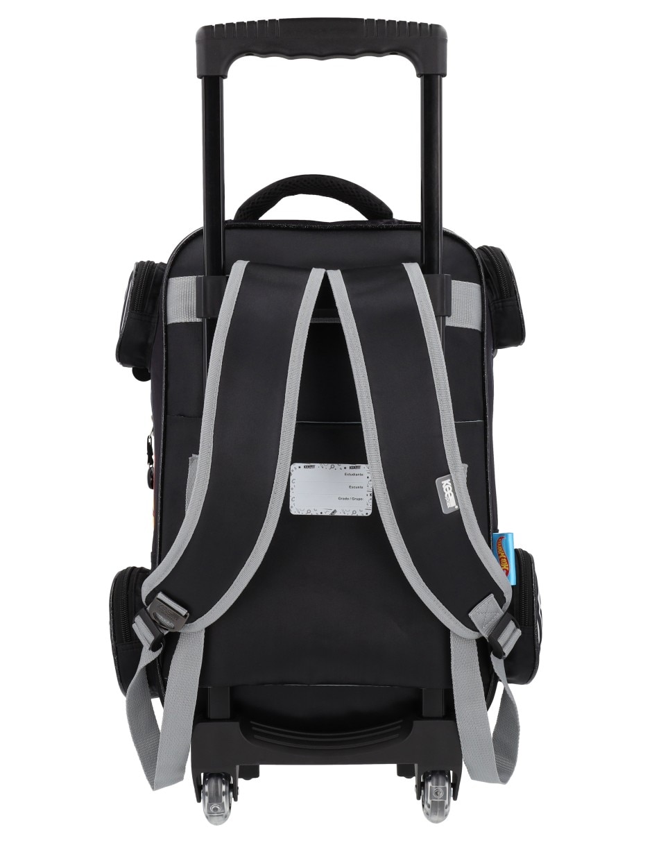 Mochila con ruedas escolar Hot Wheels unisex