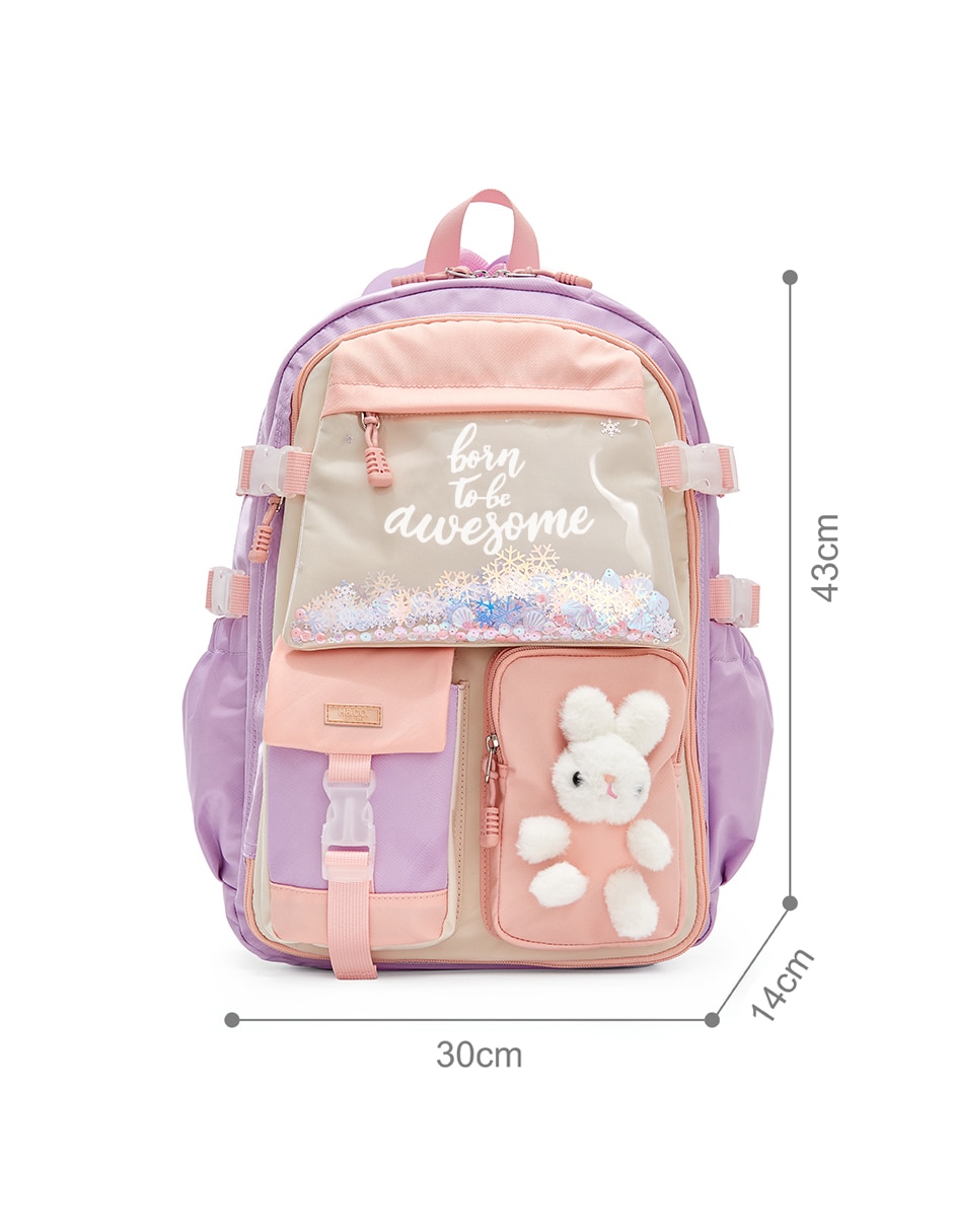 Mochila escolar H&Co Randy unisex