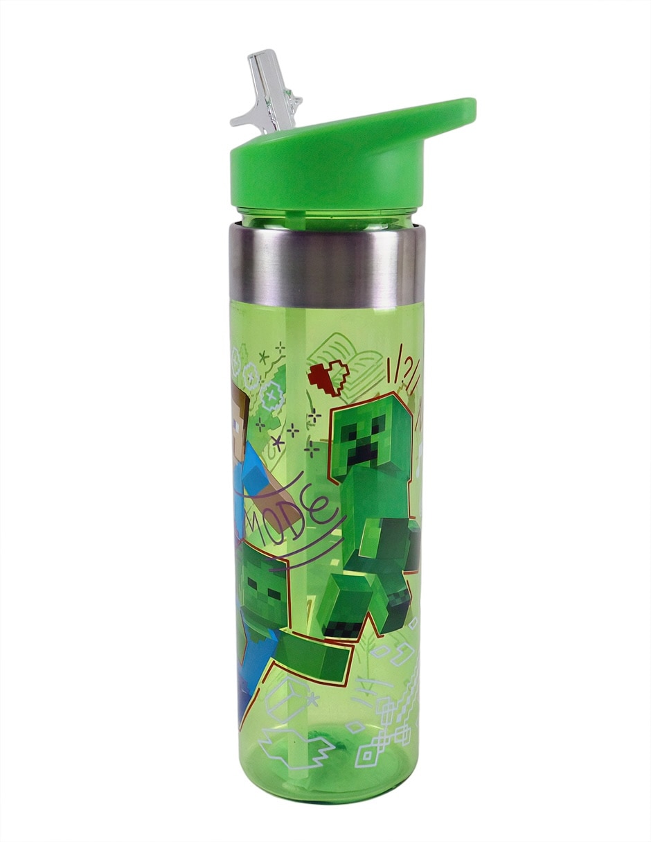 Botella de agua Minecraft infantil unisex