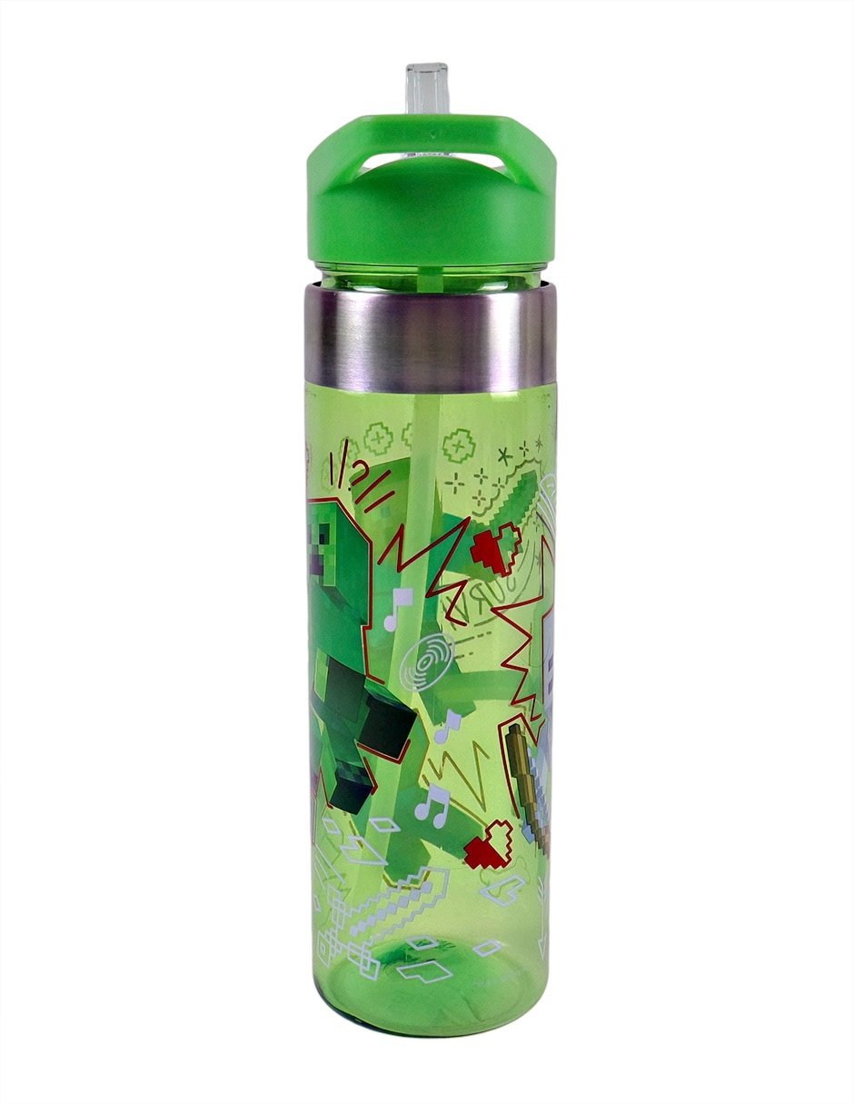 Botella de agua Minecraft infantil unisex