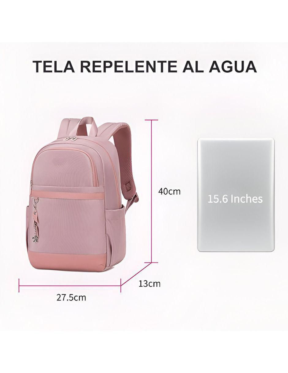 Mochila escolar likëpink carrybox impermeable unisex