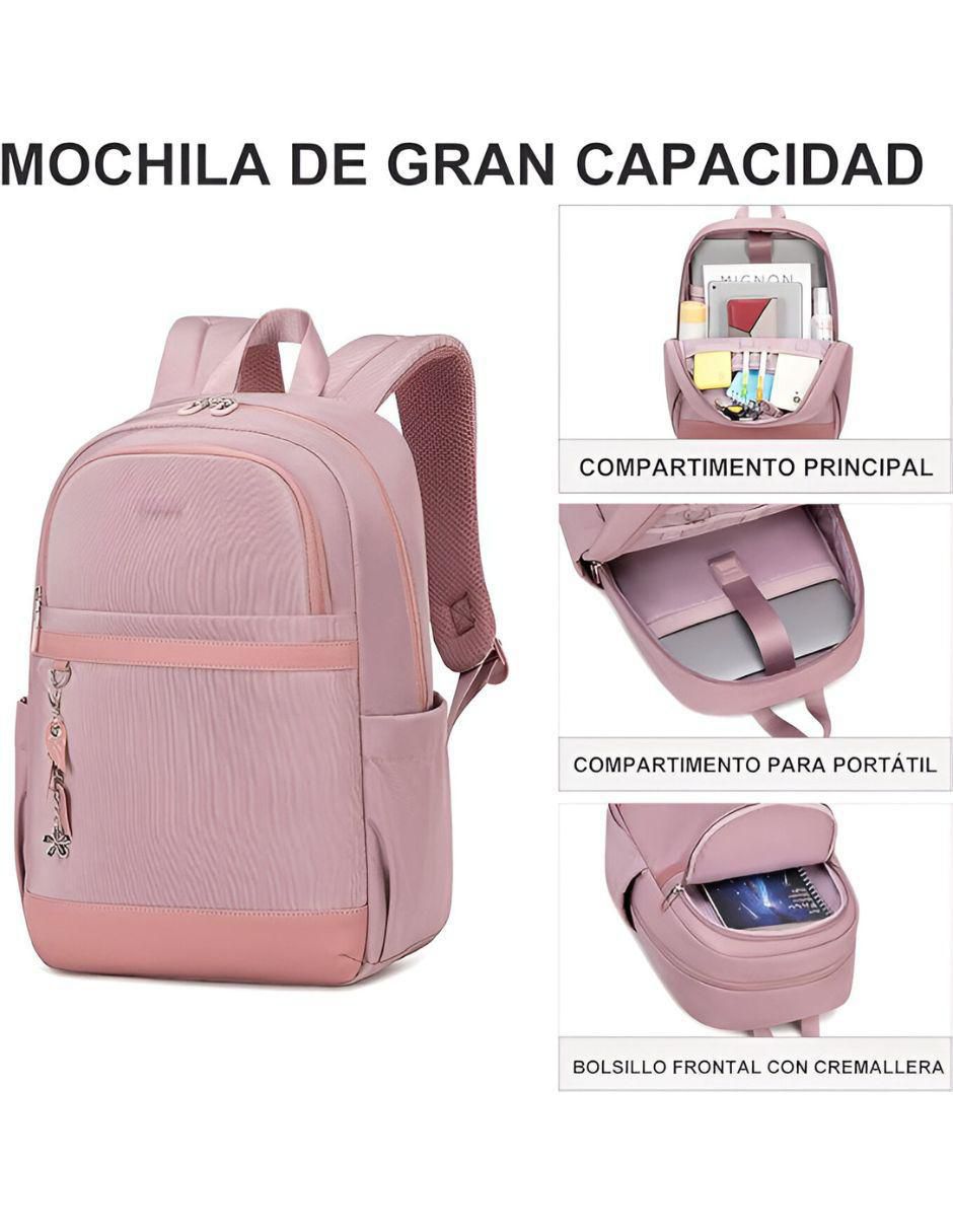Mochila escolar likëpink carrybox impermeable unisex