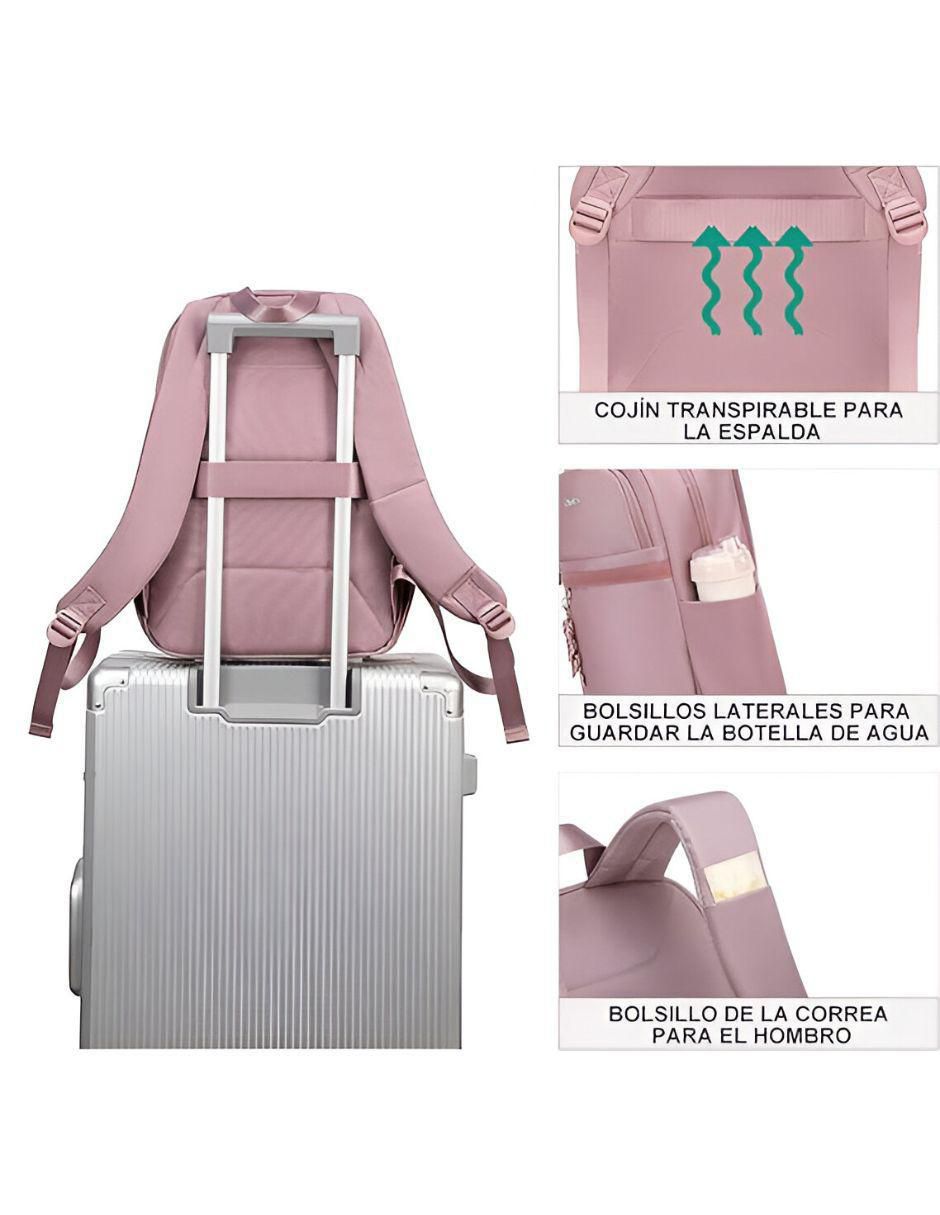 Mochila escolar likëpink carrybox impermeable unisex