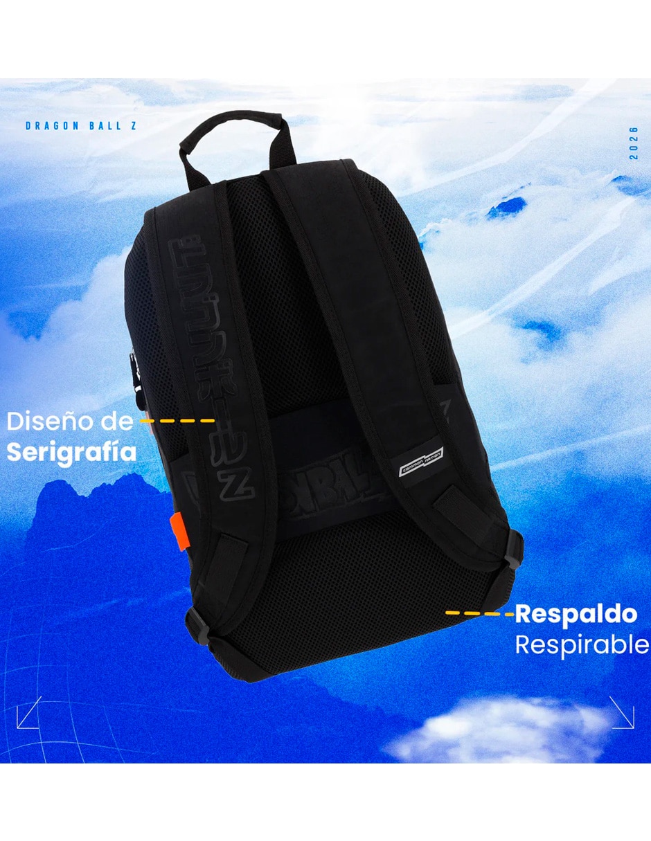 Mochila escolar goku black keepack dragon ball z unisex