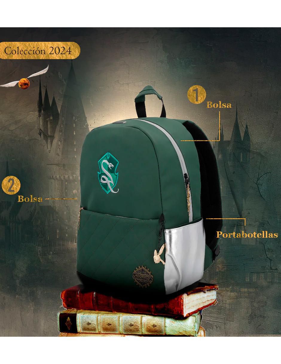 Mochila escolar Slytherin Hogwarts Legacy 5