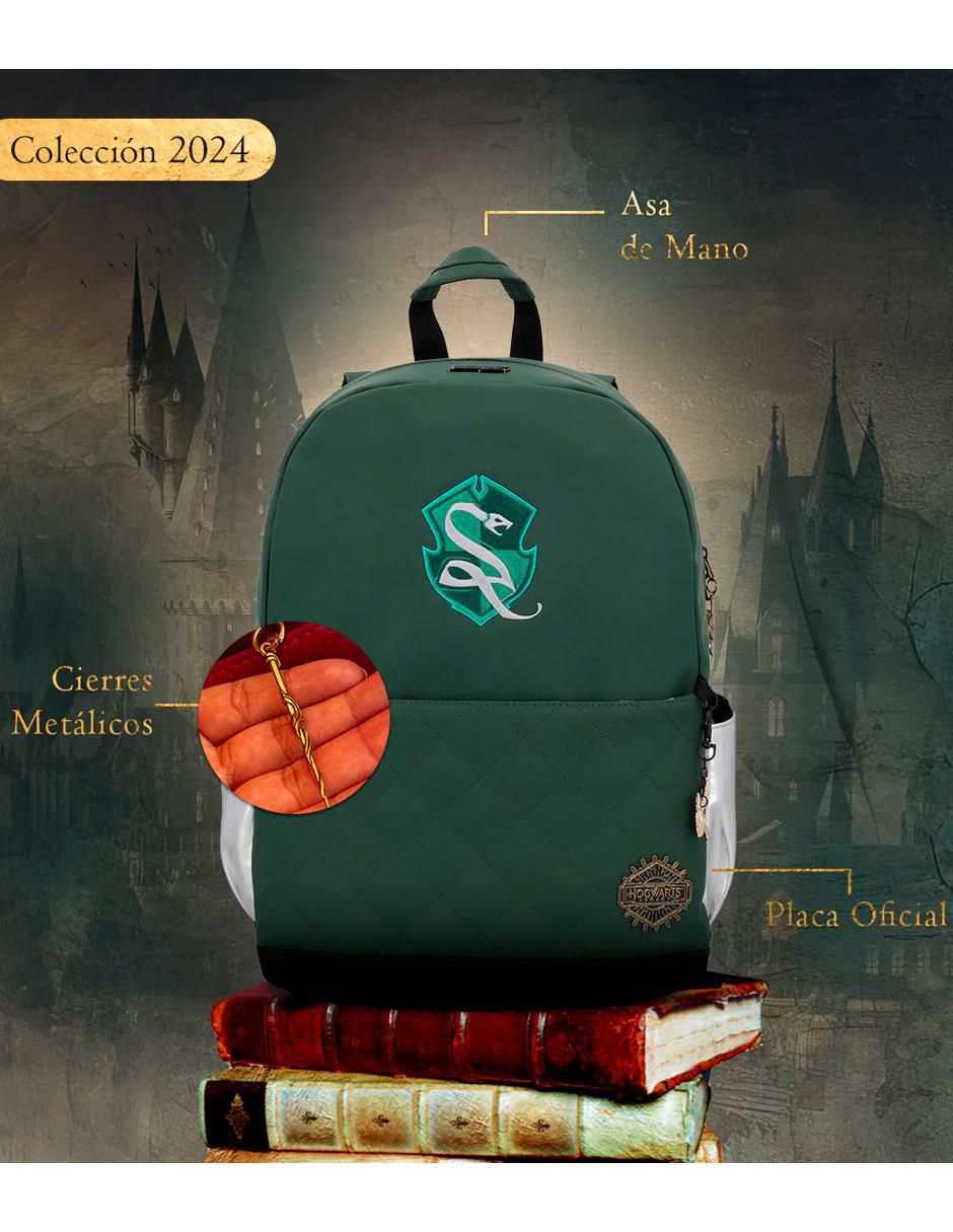 Mochila escolar Slytherin Hogwarts Legacy 6