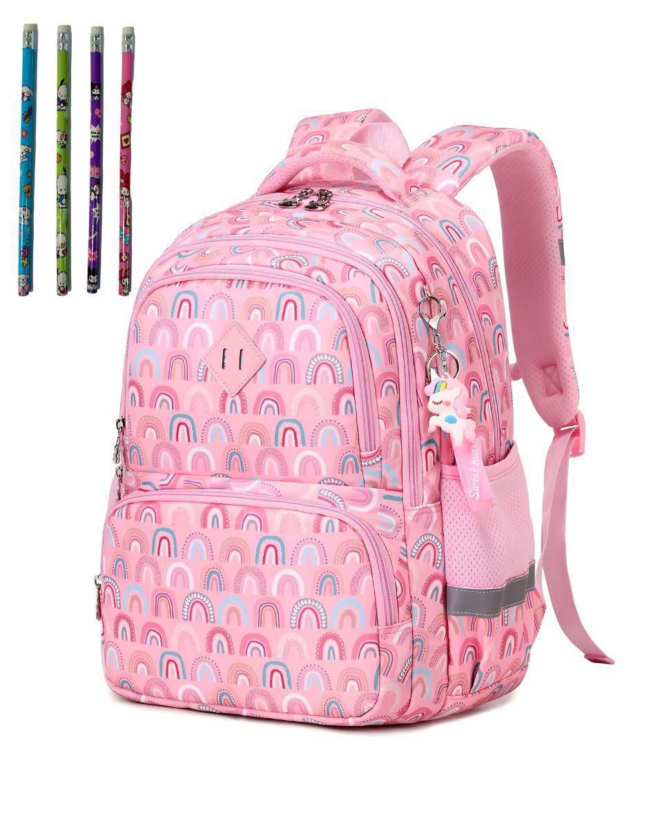 Set mochila escolar likepink schooltool impermeable unisex