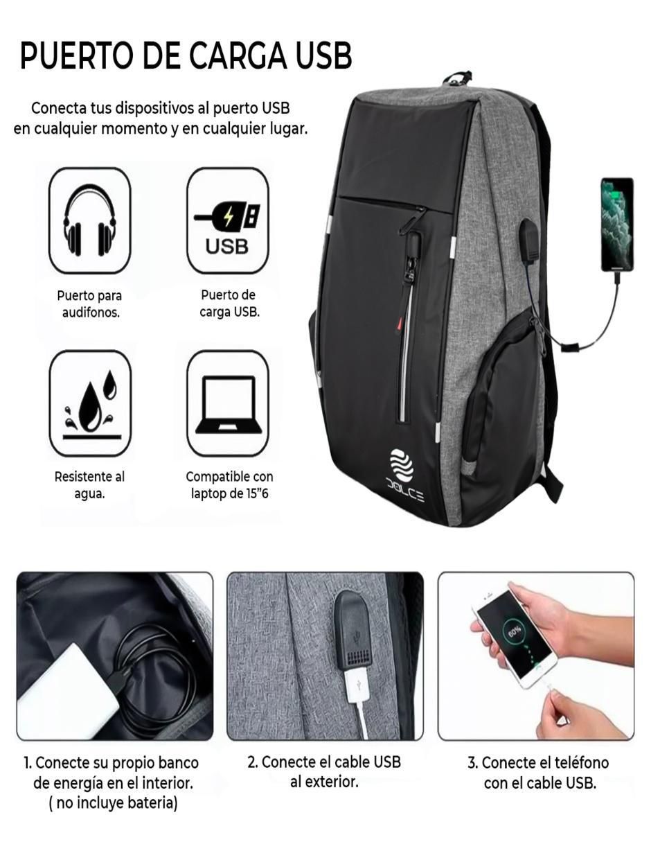 Mochila escolar unisex