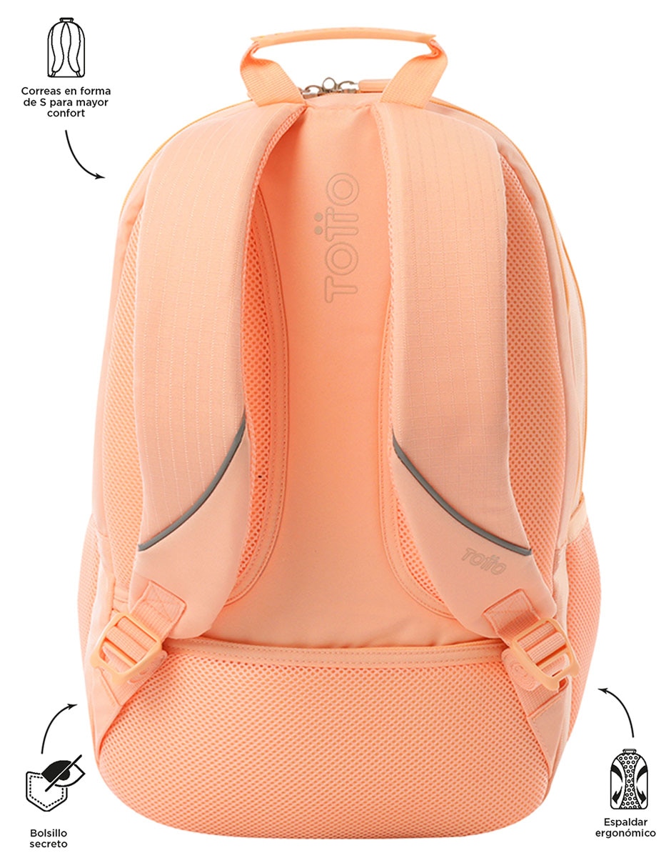 Mochila con portalaptop Totto Klass unisex