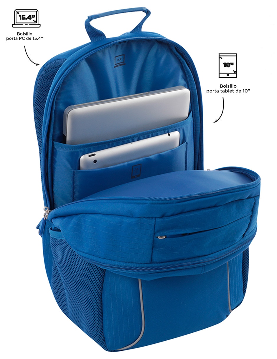 Mochila con portalaptop Totto Klass unisex