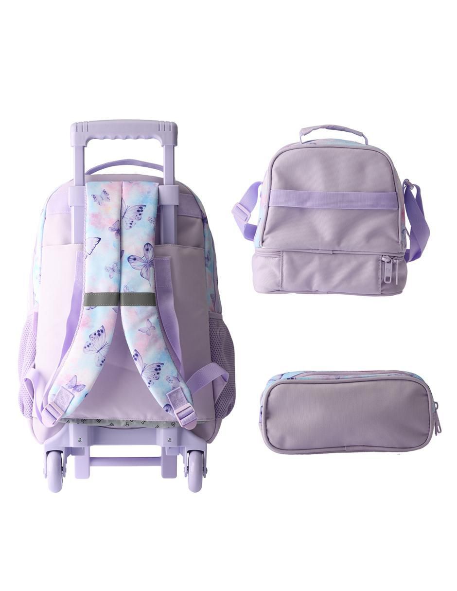 Set mochila escolar Us Urban Mariposa unisex