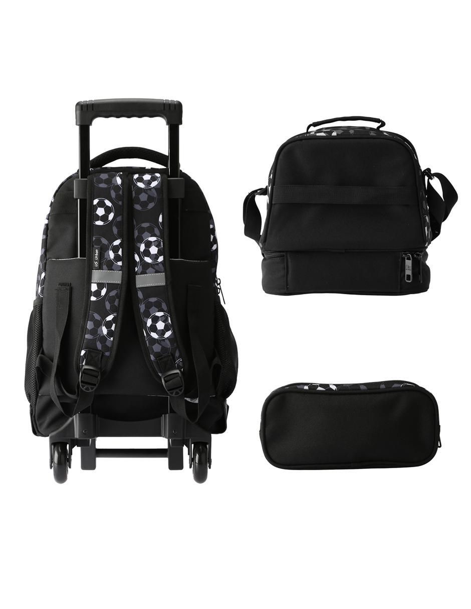 Set mochila escolar Us Urban Futbol unisex