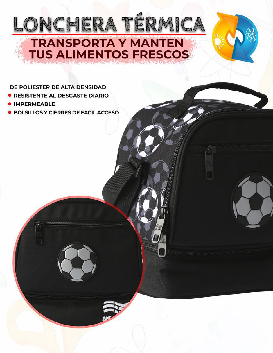 Set mochila escolar Futbol unisex Set mochila escolar Futbol unisex