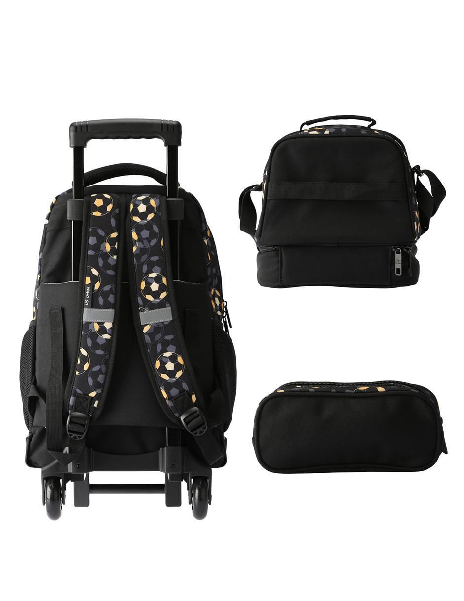Set mochila escolar Us Urban Futbol unisex