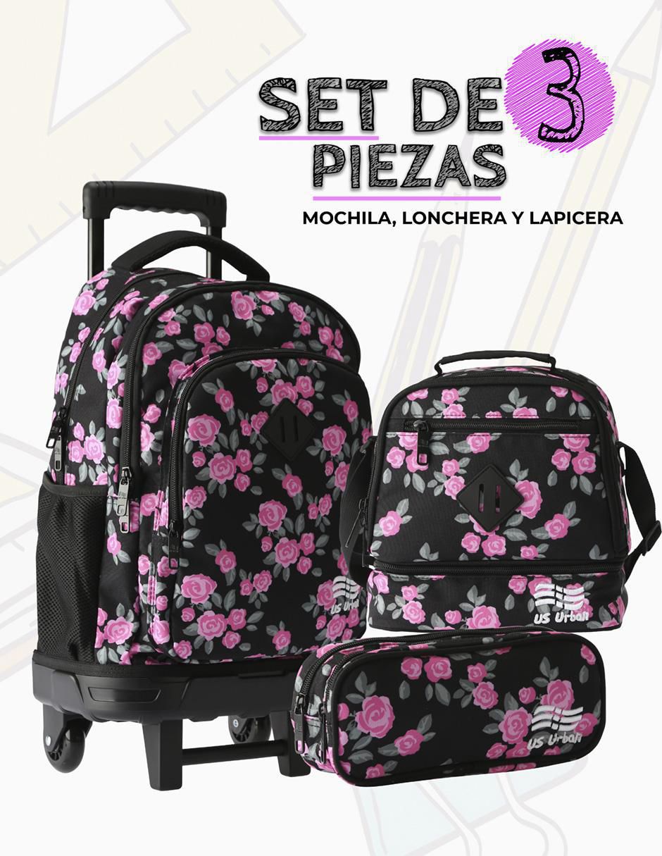 Set mochila escolar 4