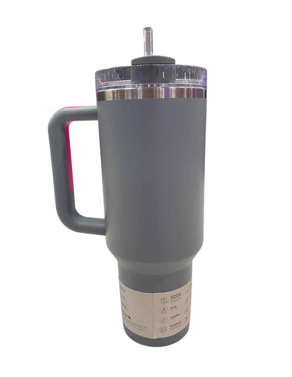 Termo de acero inoxidable con tapa push pull 2