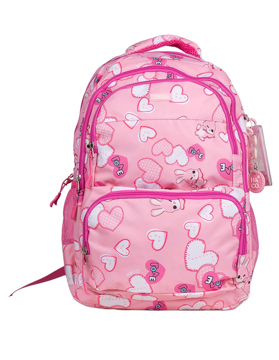 Mochila escolar H&Co Rena para niña
